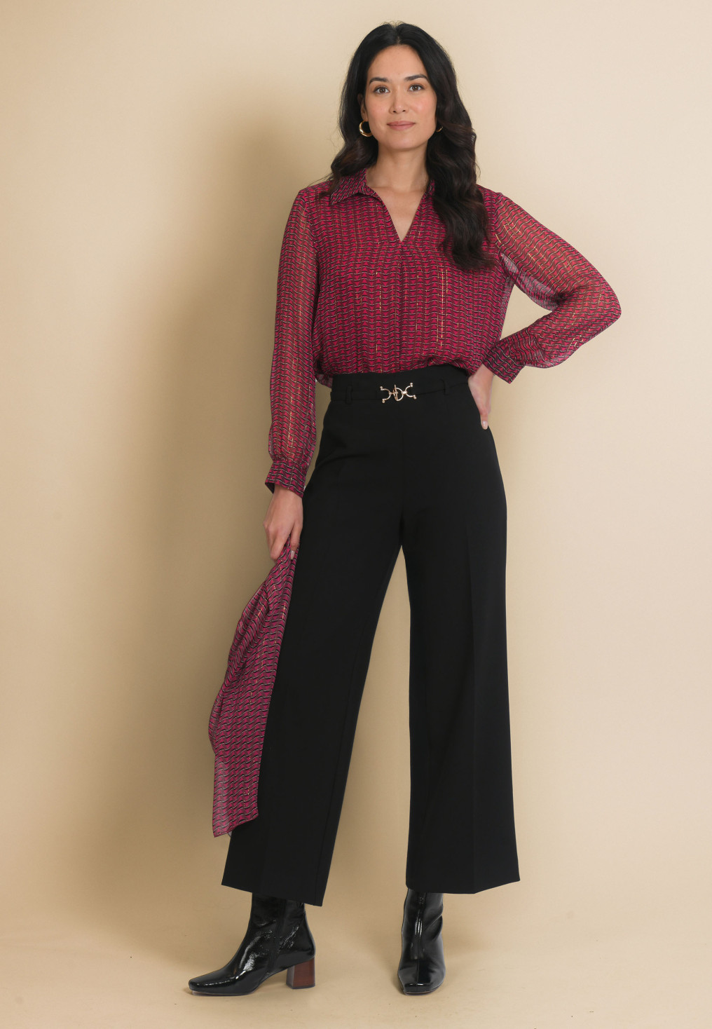 TOP - JOYANA - FRAMBOISE